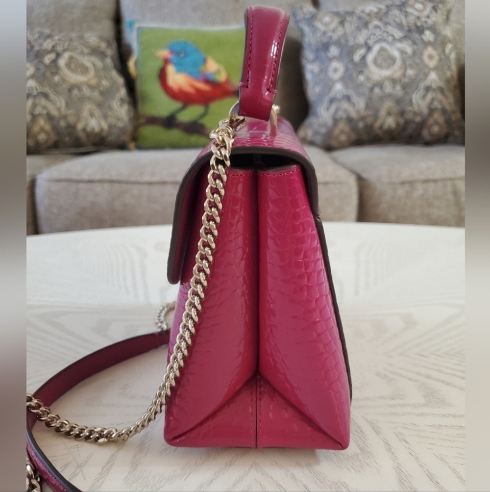 Kate Spade Rare New York Romy CrocEmbossed Mini Top handle Satche NWOT - Picture 7 of 13